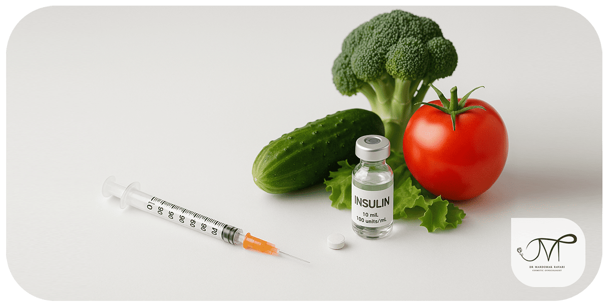 ترکیب رژیم غذایی و انسولین در کنترل دیابت بارداری