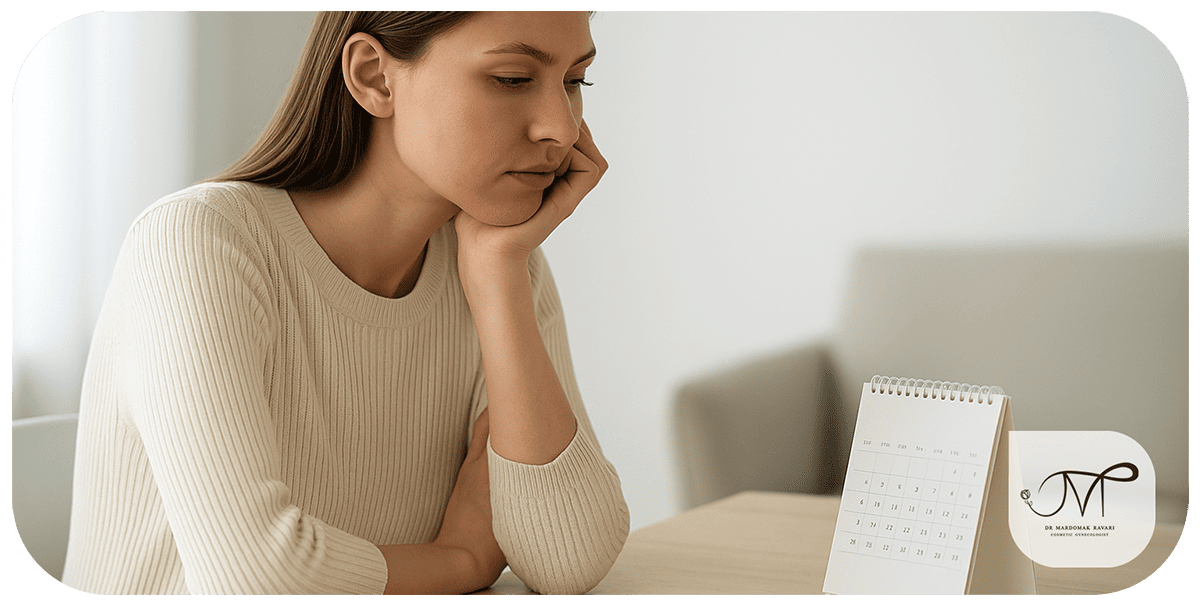 شروع علائم سندرم پیش از قاعدگی
