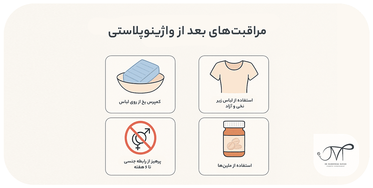 مراقبت‌های بعد از واژینوپلاستی