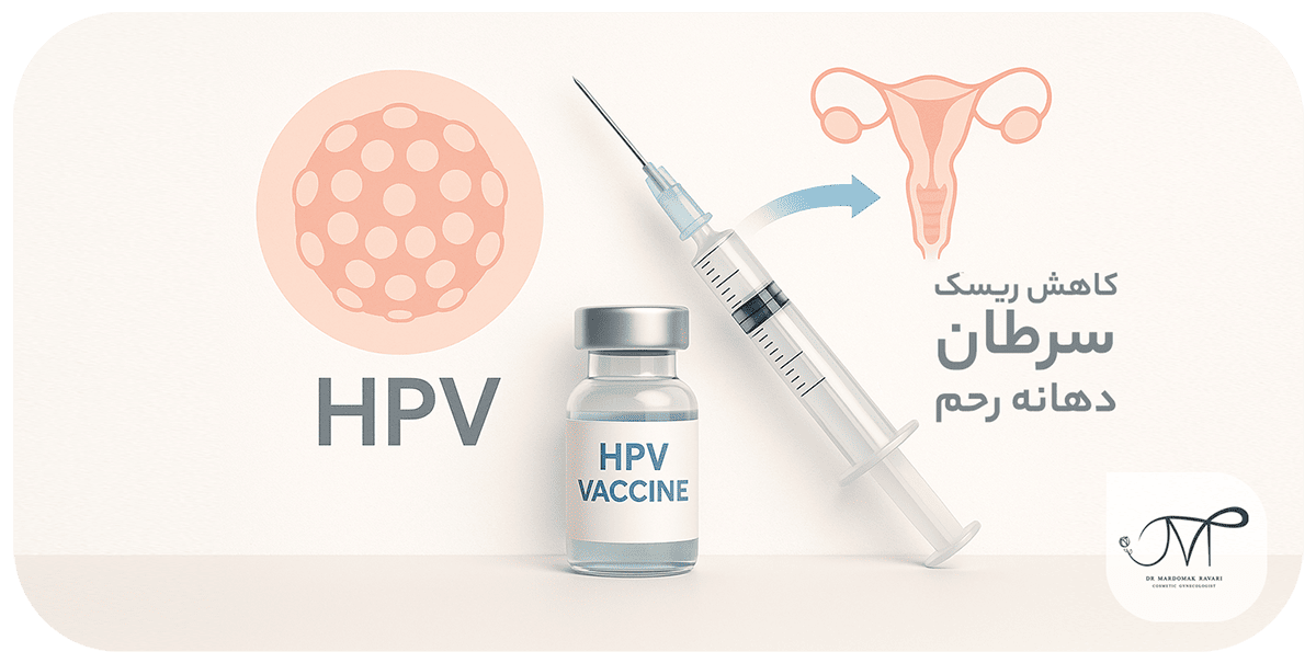 واکسن HPV و کاهش خطر سرطان دهانه رحم
